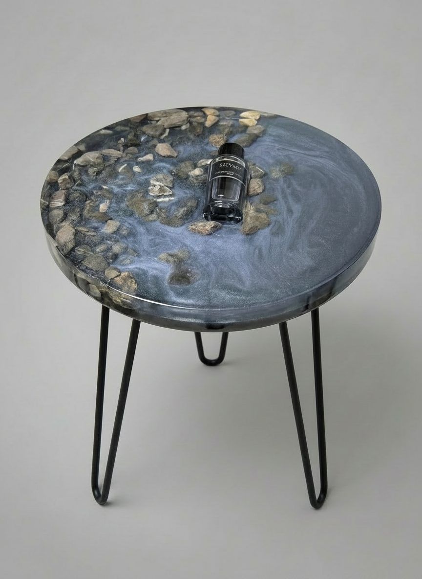 Tables en résine époxy